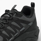 Black and gray sneaker with 'NorthCape' branding on a white background